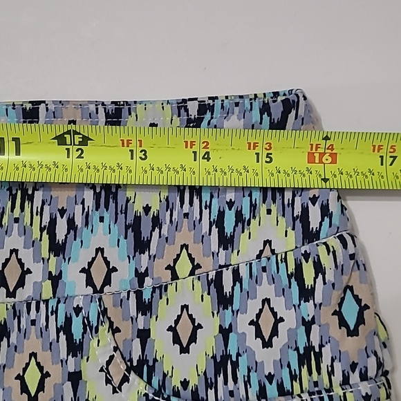 Ruby Rd Colorful Patterned Pullon Shorts size 14 - Picture 4 of 6